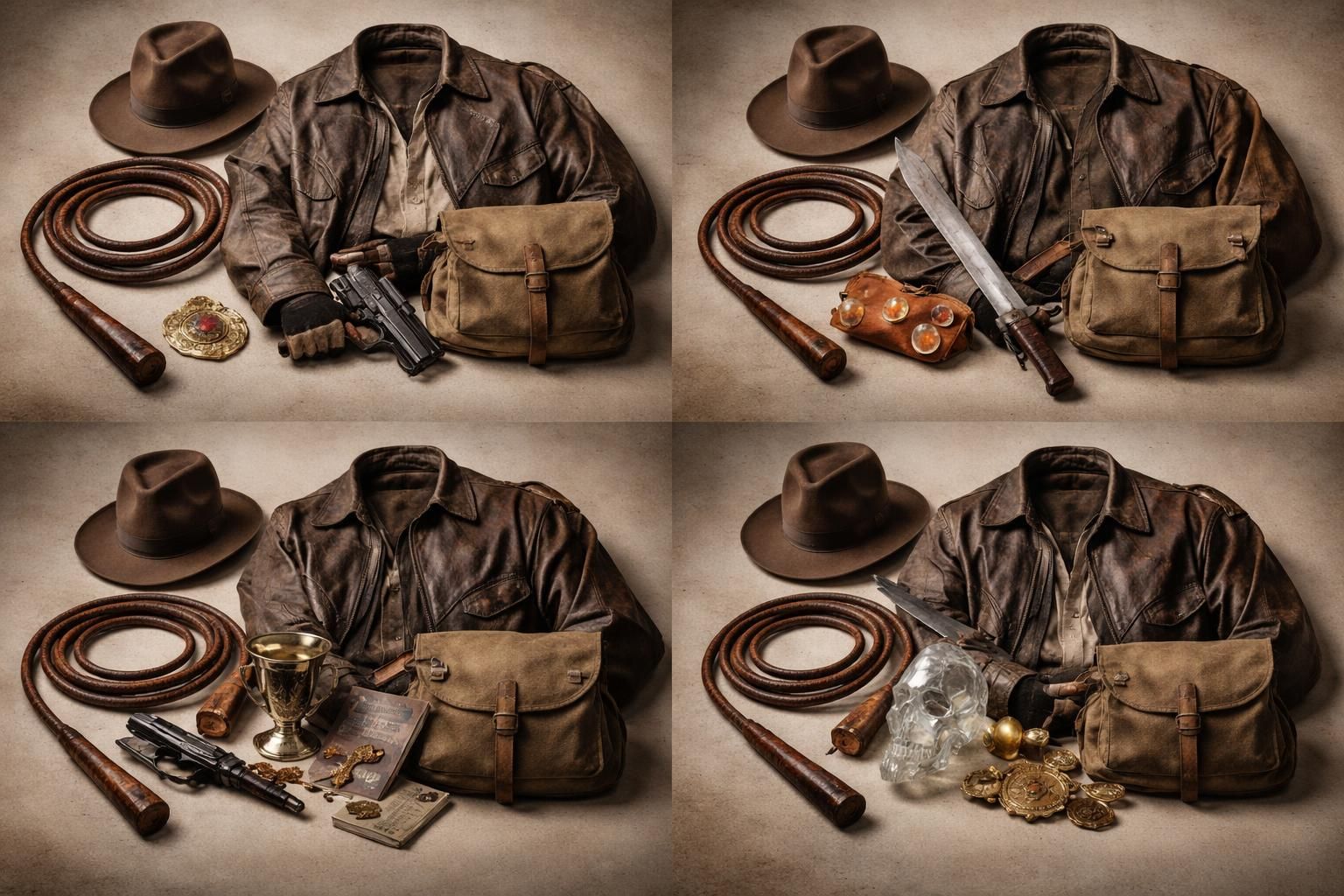 découvrez l'évolution fascinante de l'équipement d'indiana jones à travers les différentes aventures cinématographiques dans ce dossier spécial.