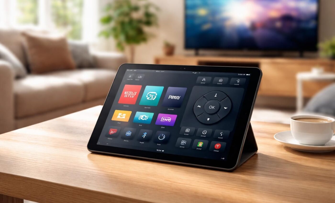 découvrez comment transformer facilement votre tablette tactile en télécommande universelle pour contrôler netflix et bien plus encore, offrant une expérience de divertissement simplifiée et pratique.