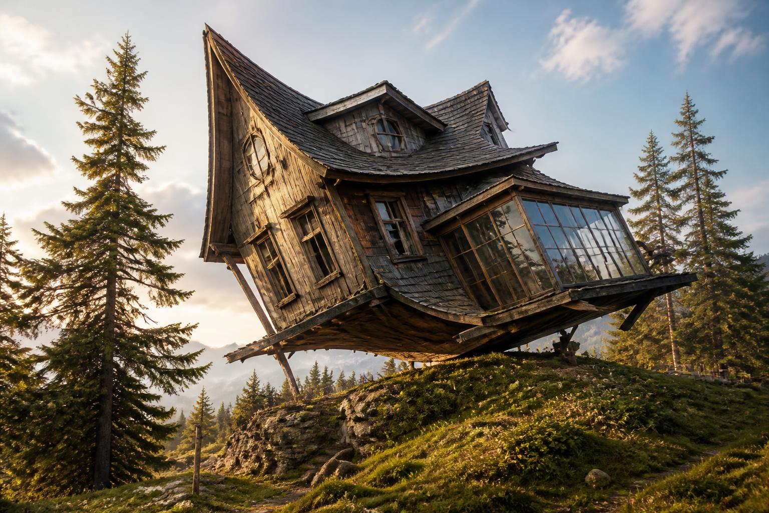 découvrez comment la maison tordue défie les lois de la gravité grâce à une architecture innovante et un design audacieux qui repoussent les limites de l'ingénierie.