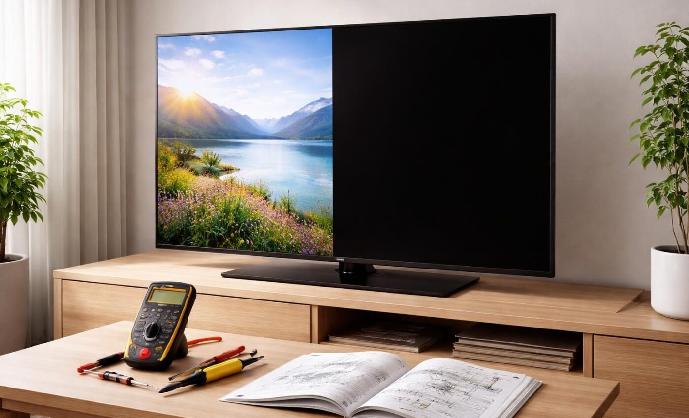 découvrez des conseils pratiques pour diagnostiquer et résoudre le problème d'écran à moitié sombre sur votre tv samsung, et retrouvez une image parfaite rapidement.