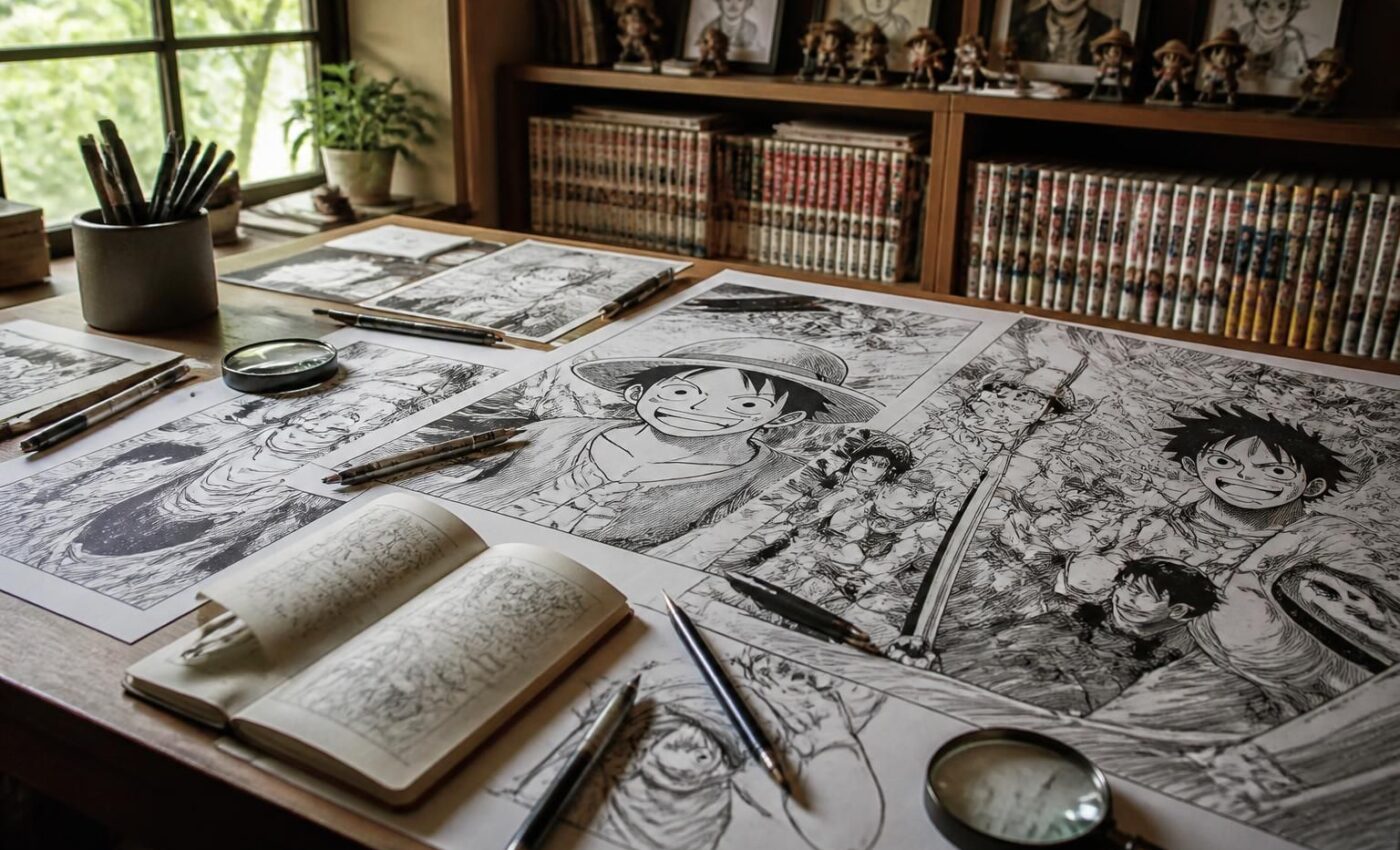 découvrez une analyse détaillée des illustrations et du style dans le scan 1101 de one piece, explorant l'art et la narration visuelle de ce chapitre.