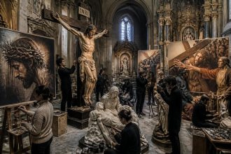 découvrez comment la tradition du viacrucis inspire les artistes visuels à travers des œuvres poignantes mêlant spiritualité et créativité dans une exploration artistique unique.